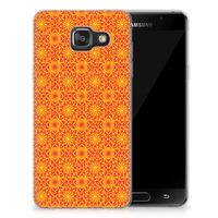 Samsung Galaxy A3 2016 TPU bumper Batik Oranje - thumbnail