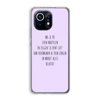 Relatief: Xiaomi Mi 11 Transparant Hoesje