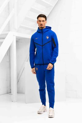 Frankrijk Tech Fleece Trainingspak Senior 2026-2028 - Maat L - Kleur: Blauw | Soccerfanshop