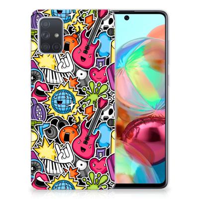 Samsung Galaxy A71 | Sillicone Back Cover | Punk Rock Samsung Galaxy A71 | Sillicone Back Cover | Punk Rock