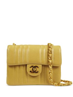 CHANEL Pre-Owned sac porté épaule Mademoiselle (1992) - Jaune