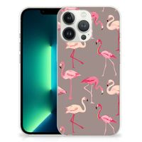 iPhone 13 Pro Max TPU Hoesje Flamingo - thumbnail