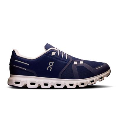 ON Cloud 6 Lage Wandelschoen Heren Midnight | White 44,5