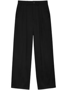 ANINE BING pantalon de tailleur Carrie à coupe droite - Noir