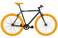 Fixie Fiets FabricBike Mat Zwart & Oranje Fixie Fiets FabricBike Mat Zwart & Oranje