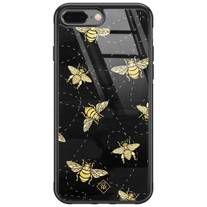 iPhone 8 Plus/7 Plus glazen hardcase - Bee yourself