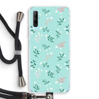 Small white flowers: Huawei P Smart Pro Transparant Hoesje met koord