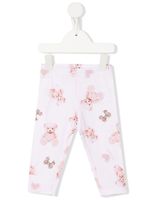 Monnalisa legging à imprimé ourson - Rose