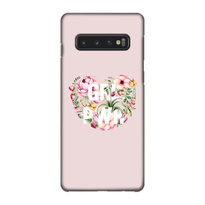 GRL PWR Flower: Samsung Galaxy S10 4G Volledig Geprint Hoesje