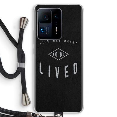 To be lived: Xiaomi Mi Mix 4 Transparant Hoesje met koord