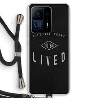 To be lived: Xiaomi Mi Mix 4 Transparant Hoesje met koord