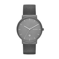 Horlogeband Skagen SKW6320 Leder Grijs 20mm