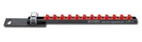 1/4" Aluminium doppenrail leeg (12-delig) PRL260212