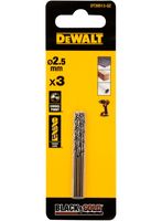DeWalt Accessoires Black & Gold Metaalboor | 2,5  mm - DT20513-QZ - DT20513-QZ - thumbnail