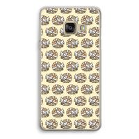 Slapende poes: Samsung Galaxy A3 (2016) Transparant Hoesje