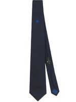 ETRO Pegaso motif-embroidered silk tie - Bleu - thumbnail