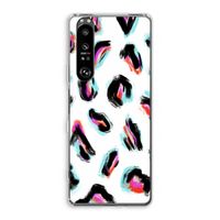 Cheetah color: Sony Xperia 1 III Transparant Hoesje