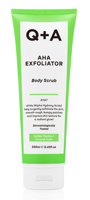 Q+A AHA Exfoliator Body Scrub Vanilla Coconut