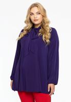 Yoek Tuniek wide bottom met strik | Paars | Maat 58/60