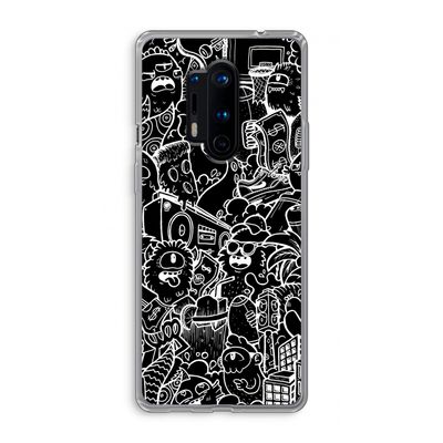 Vexx Black City : OnePlus 8 Pro Transparant Hoesje