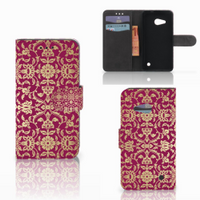 Wallet Case Microsoft Lumia 550 Barok Pink - thumbnail