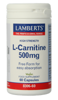 Lamberts L-Carnitine 500mg Vegacapsules