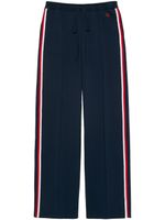 Gucci pantalon ample à rayures - Bleu