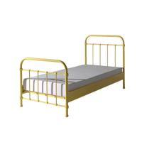 Leen Bakker - Vipack Bed New York - 90x200 Cm - Metaal - Geel
