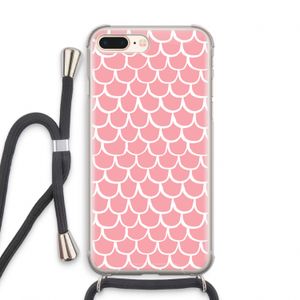 Dakpannetjes: iPhone 8 Plus Transparant Hoesje met koord