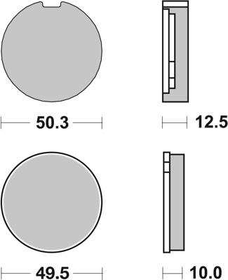 BREMBO Remblokken, voor de moto, Road Organisch 07KS0124