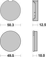 BREMBO Remblokken, voor de moto, Road Organisch 07KS0124