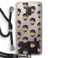 Drake Away: Samsung Galaxy A8 (2018) Transparant Hoesje met koord