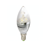 3W E14 LED lamp Warm Wit - thumbnail