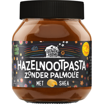 The Flower Farm Hazelnootpasta zonder palmolie 375g bij Jumbo