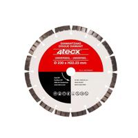 4tecx Diamantschijf Turbo 230x22,23mm Universeel Dry