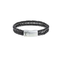 AZE Jewels Armband Iron Double Shot Brown