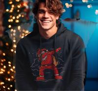 Kersttrui met kerstman in dab positie