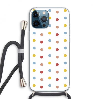 Bollen: iPhone 12 Pro Max Transparant Hoesje met koord