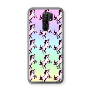 Musketon Unicorn: Xiaomi Redmi 9 Transparant Hoesje