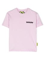 Barrow kids t-shirt en coton à logo imprimé - Rose