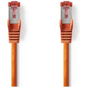 Nedis CCGP85221OG100 netwerkkabel Oranje 10 m Cat6 S/FTP (S-STP)