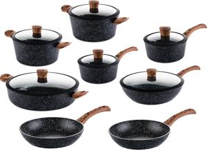 Bundel - Black Marble Wood Serie - 8pcs