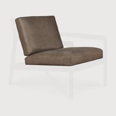 Ethnicraft Zitkussen 'Jack' t.b.v. Fauteuil Jack, Nubuck Leder, kleur Terra