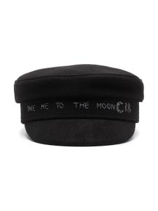 Ruslan Baginskiy casquette gavroche Black To The Moon - Noir