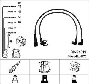 Bougiekabelset RCRN619