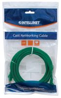 Intellinet 342469 RJ45 Netwerkkabel, patchkabel CAT 6 U/UTP 0.50 m Groen 1 stuk(s) - thumbnail