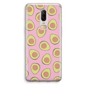 Dancing avocados: OnePlus 6 Transparant Hoesje