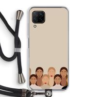 Girls girls girls: Huawei P40 Lite Transparant Hoesje met koord