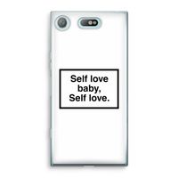 Self love: Sony Xperia XZ1 Compact Transparant Hoesje