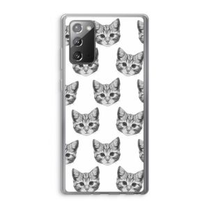 Kitten: Samsung Galaxy Note 20 / Note 20 5G Transparant Hoesje